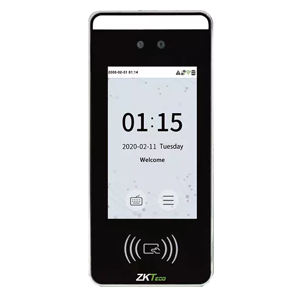 Control de acceso sin contacto para oficinas y espacios interiores – Reconocimiento facial y palma con detección de temperatura – ZKTeco – SpeedFace-V5L