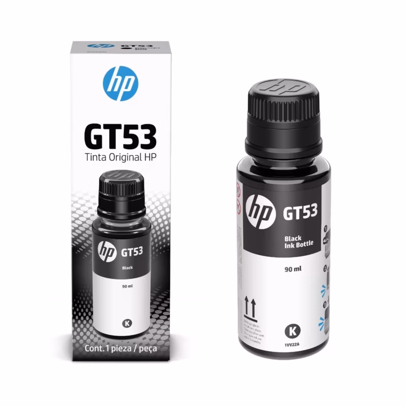 Botella de Tinta HP GT53 Negra Original