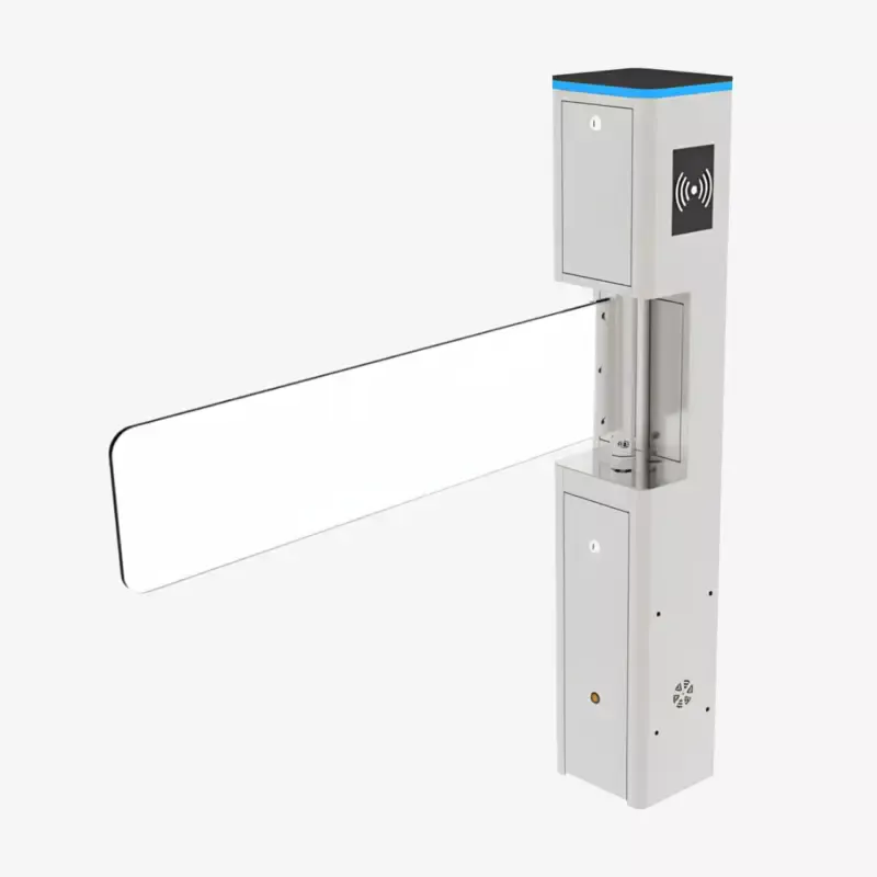 Control de acceso para zonas peatonales con alto tráfico – Barrera giratoria de un solo carril con lectores RFID y huella digital – ZKTeco – SBT2000S
