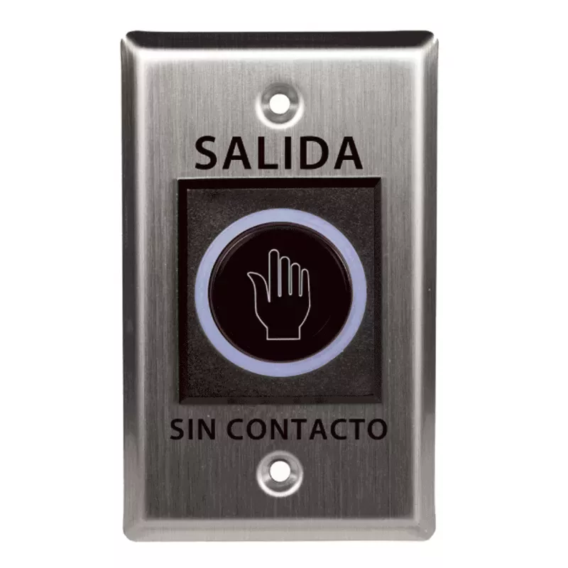 Botón de Salida ZKTeco TLEB102 Tecnología Sin Contacto y Eficiencia