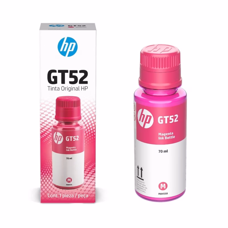 Botella de Tinta HP GT52 Magenta Original - M0h55al