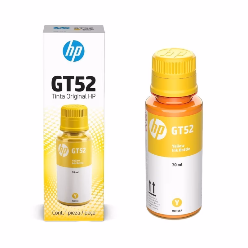 Tinta HP GT52 Amarilla Original - M0h56al