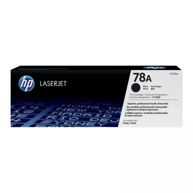 Tóner HP 78A Negro LaserJet Original - Ce278a